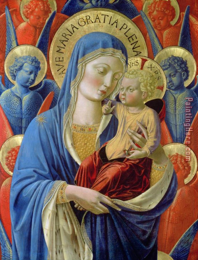 Benozzo di Lese di Sandro Gozzoli Virgin and Child with Angels